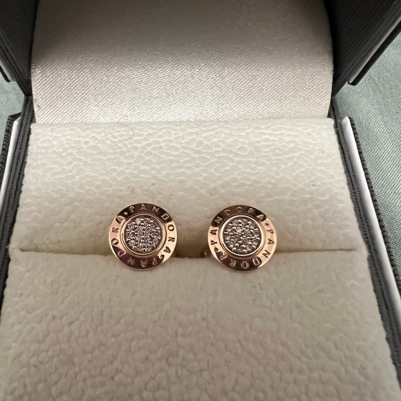 Pandora Rose Gold Earrings - Picture 3 of 6